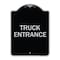 Signmission Traffic Entrance Truck Entrance Heavy-Gauge Aluminum Architectural Sign, 24" x 18", BS-1824-22791 A-DES-BS-1824-22791 - alternate 1